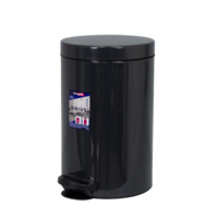 EUROGOLD SIRIUS 14l 40x25cm antracit szürke pedálos szemetes