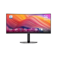 MSI 34" MD342CQP Business Modern UWQHD VA 100Hz HDMI/DP/fekete ívelt monitor