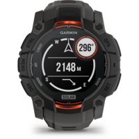 Garmin Instinct 3 50mm Solar fekete sötétszürke szíjjal okosóra