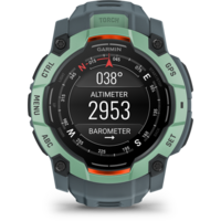 Garmin Instinct 3 50mm AMOLED fekete sötétszürke szíjjal okosóra