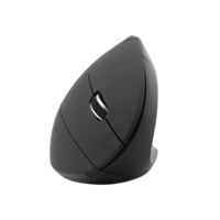 Sbox VM-065W 4D 2,4GHz fekete vezeték nélküli vertikális egér
