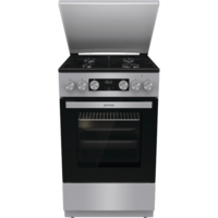 Gorenje GK5C42SH-B Inox, szabadonálló, gáz, kombinált, főzőzóna: 4, sütő:70L, grill, tűzhely Gorenje GK5C42SH-B Inox, szabadonálló, gáz, kombinált, főzőzóna: 4, sütő:70L, grill, tűzhely