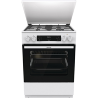 Gorenje GKS6C71WF fehér, szabadonálló, gáz, kombinált, főzőzóna: 4, sütő:71L, grill, tűzhely