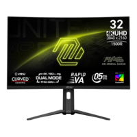 MSI 31,5" 321CUPDF UHD/FHD Dual mode320/160Hz HDMI/DP/USB-C ívelt gamer monitor