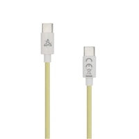 Sbox TYPE-C-1-Y 1m 60W Type-C sárga adat- és töltőkábel