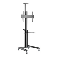 Sbox FS-446-2 FS-224-2 37"-70" VESA 600X400 álló mobil TV állvány