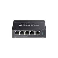 TP-Link DS105GP Omada 5x GbE LAN 4xPoE+ port nem menedzselhető asztali switch