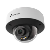 TP-Link VIGI InSight S245(2.8mm)Kültéri/4MP/2,8mm/IR/LED30m/IK10/FullColor/Smart/fém ház/Duál megvilágítású IP dómkamera