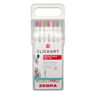 Zebra ClickArt nyomógombos 12 db-os filctoll készlet