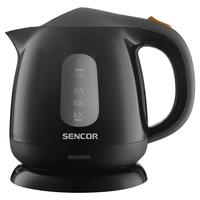 Sencor SWK 1101BK 1,0L-es fekete vízforraló