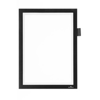 Durable Duraframe Magnetic Note A4 fekete infokeret