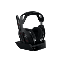 Logitech A50 Gen 5 vezeték nélküli fekete headset + bázisállomás