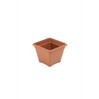 FLAIR Sydney 61311 terra 15x15 cm szögletes virágcserép