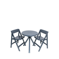 FLAIR 61603 antracit Balkon szett