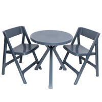 FLAIR 61604 antracit balkon szett