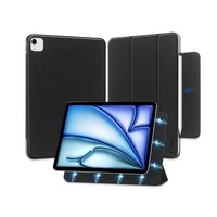 Tech-Protect TP308637 iPad Air 13 (2024) Magnetic on/off funkcióval fekete tablet tok