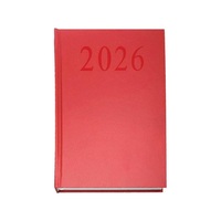 Sakota 2026 A5 napi beosztású bordó határidőnapló