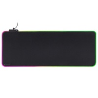 Tracer TRAPAD47549 Maxi RGB GameZone 800x300 mm RGB világítás szövet fekete billentyűzet és egérpad