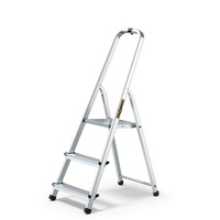 IRIS TOOLS HL-300-3S 3 (2+1) lépcsős alumínium létra, összecsukható, 125 kg teherbírás