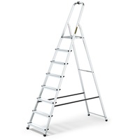 IRIS TOOLS HL-800-8S 8 (7+1) lépcsős alumínium létra, összecsukható, 125 kg teherbírás