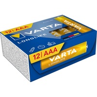Varta 4103301132 Longlife mikro AAA (LR03) elem 12db/csomag (műanyagmentes csomagolás) Varta 4103301132 Longlife mikro AAA (LR03) elem 12db/csomag (műanyagmentes csomagolás)