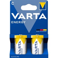 Varta 4114229422 Energy bébi C (LR14) elem 2db/csomag (műanyagmentes csomagolás)