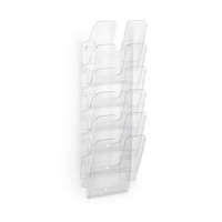 Durable Flexiplus A4 6 rekeszes átlásztó prospektustartó (Újracsomagolt)