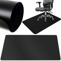 Ruhhy 90x130cm padlóvédő fekete székalátét (Újracsomagolt)
