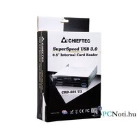 Chieftec CRD-601-U3 USB 3.0 all in 1 3,5" beépíthető kártyaolvasó