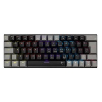 White Shark GK-002113V2-B-G/R-HU Wakizashi 2 HUN fekete-szürke (red switch) gamer billentyűzet