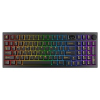 AVAX GM03 PRO 98% HUN Gasket RGB tri-mode mechanikus (Gateron barna switch) billentyűzet
