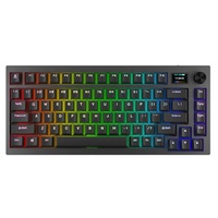 AVAX GM02 PRO 75% HUN Gasket RGB tri-mode mechanikus (Gateron barna switch) billentyűzet