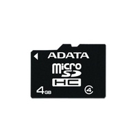ADATA 4GB SD micro (SDHC Class 4) (AUSDH4GCL4-RA1) memória kártya adapterrel