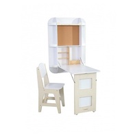 KidKraft Arches lehajtható fali íróasztal székkel