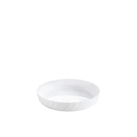 Luminarc Trianon kerek sütőtál ás tálaló, 26 cm, fehér, bordázott, hőálló