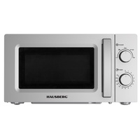 Hausberg HB-8008GR szürke mikrohullámú sütő 20L 700W (Újracsomagolt)