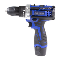 IRIS TOOLS ITDM-100 Akkus fúró és csavarbehajtó szett (táska + fúró + 2 akku + töltő), 21 V