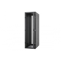 Triton 19" 42U 800x1200 mm Perforált ajtóval, teherbírás 800kg, fekete szerver szekrény
