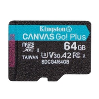 Kingston 64GB SD micro (MicroSDXC V30 U3) SDCG4/64GBSP memóriakártya Kingston 64GB SD micro (MicroSDXC V30 U3) SDCG4/64GBSP memóriakártya