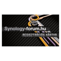 Synology terméktámogatás regisztrációs kártya