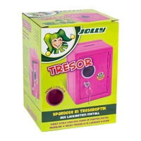 Jolly kulcsos rózsaszín perselyszéf