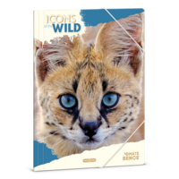 Ars Una Icons of the Wild-Serval 25 (5503) A4 gumis mappa