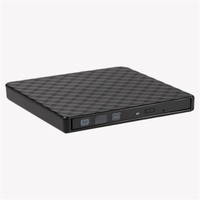 IRIS SQUARE EXTERNAL külső DVD író, USB 3.0, Read/write:CD/VCD/DVD, tálcás, DVD-RW, fekete