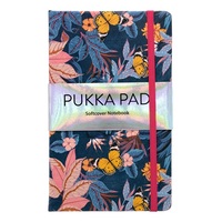 Pukka Pad Bloom A5 192 oldalas vonalas kék gumipántos napló