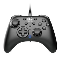 Hori NSX-005E Horipad Turbo Nintendo Switch 2 Official USB vezetékes fekete kontroller
