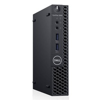 Dell OptiPlex 3060 Micro/i5-8th/16GB/256GB SSD/Win Pro COA/fekete asztali számítógép (Használt A+)