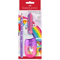 Faber-Castell Jumbo Unikornis HB háromszögletű grafitceruza szett