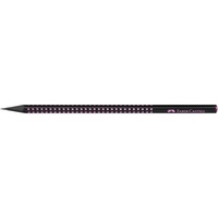 Faber-Castell Sparkle Midnight B háromszögletű fekete/rózsa grafitceruza