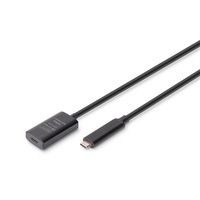 DIGITUS DA-73112 SuperSpeed Aktív USB 3.2 Gen2 type-C hosszabbító kábel 5m