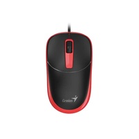Genius DX-123 EU Vezetékes piros optikai egér